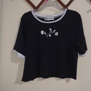 Thrifted Flower Crop Top